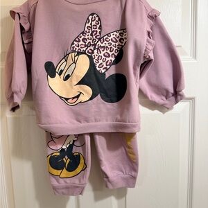 Pink Minnie Mouse Toddler Outfit